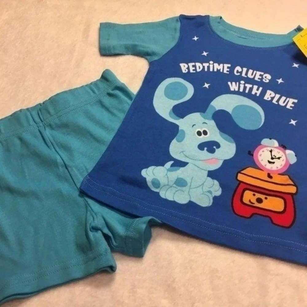 NWT Blue's Clues Pajamas 2T – Nickelodeon Cotton Summer Shorts PJ Set‎